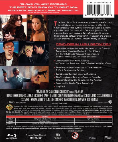 Terminator: Sarah Connor Chronicles - Comp Second [Blu-ray] [Import]
