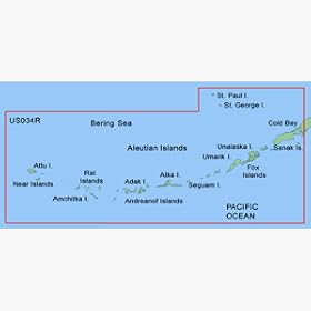 Garmin Bluechart MUS034R - Aleutian Islands - Garmin Data Card