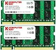 Komputerbay 8 GB (2 x 4GB) PC2-6400 DDR2-800 SoDIMM Dual Channel Laptop Memory Kit