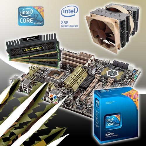 Intel I7 950 @ 4.2ghz, Asus Sabertooth Motherboard, 12gb Ddr3 1600mhz Overclocked Bundle Bu48oc Picture