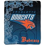 Charlotte Bobcats Fleece Blanket Throw 50 x 60