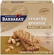 Barbara's Bakery Crunchy Organic Granola Bars Peanut Butter, 7.4-Ounce Boxes (Pack of 6)