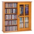 Wall Mountable Multimedia Storage Cabinet - Oak