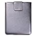 Universal iPad Protective Sleeve with Snap Closure, Genuine Goatskin Leather,Soft Lined. For iPad and iPad2.