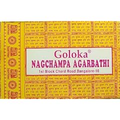 R�ucherst�bchen Goloka Nag Champa gelb 192g Gro�packung 12 Schachteln zu je 16g