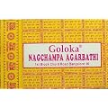 R�ucherst�bchen Goloka Nag Champa gelb 192g Gro�packung 12 Schachteln zu je 16g