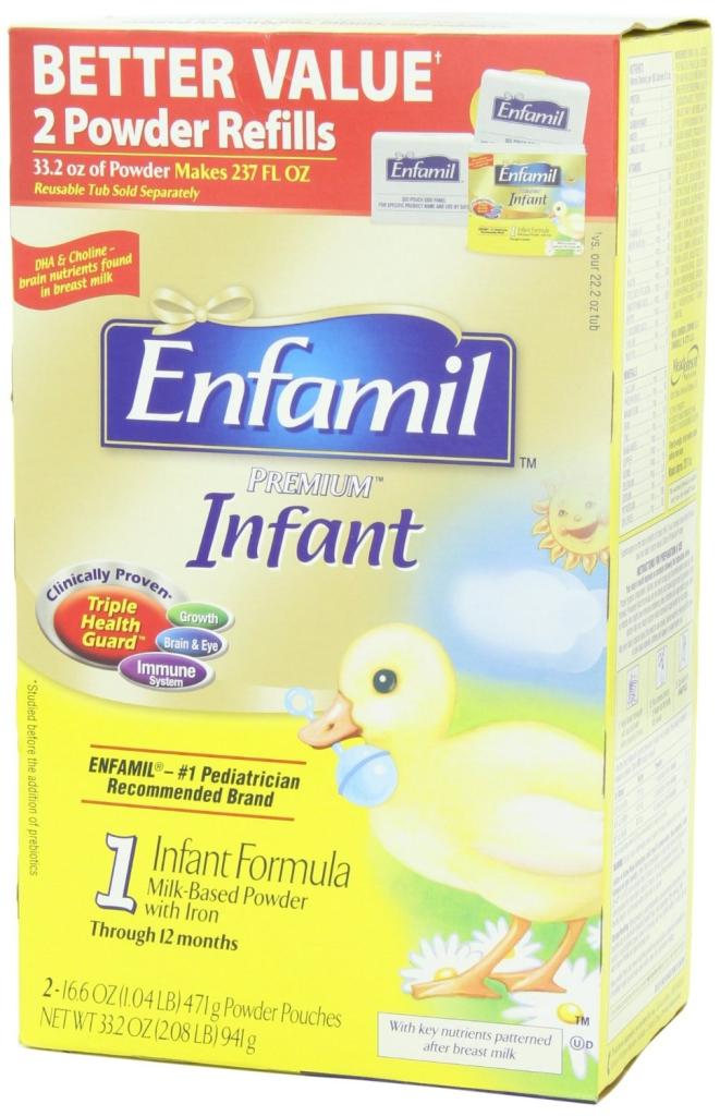 Enfamil Infant Formula MilkBased with Iron, Refill Box, 33