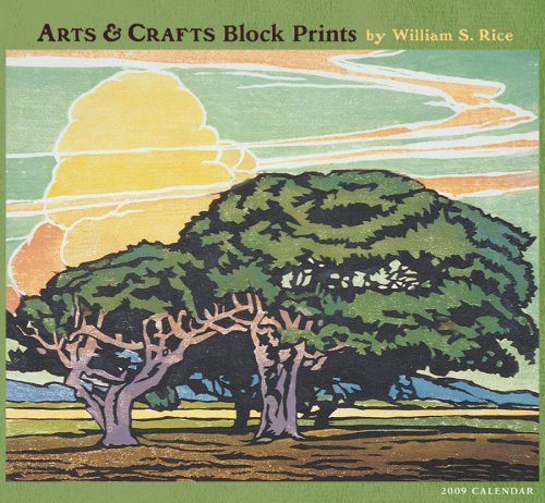 Arts & Crafts Block Wall Calendar