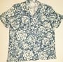 Alfred Dunner Indian Summer Floral Blouse Peacock 12