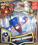 Marvel Super Hero Squad Captain America Sky Squadies Die-Cast Airplane