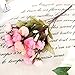 Soledi 10 6 Branch 18 Heads Artificial Spring Silk Flowers Camellia Magnolia Floral Wedding Peony Arrangement Bouquet Hydrangea D¨¦cor -- Mixed Pink