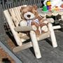 Rustic Natural Cedar 01004JR Looks Junior Log Outdoor Lounge