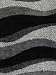 Home Dynamix Synergy S1005-480 4-Feet 9-Inch by 6-Feet 6-Inch Area Rug, Black/Gray