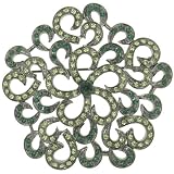 Vintage Paisley Flower Brooches & Pins
