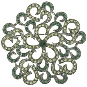 Vintage Paisley Flower Brooches and Pins by