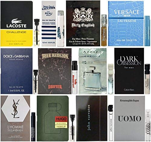 Men's Designer Fragrances - 12 Samples