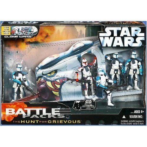 61yXVdZVteL Star Wars Battle Pack: The Hunt for Grievous Action Figures