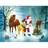 A Christmas Gathering 500pc Jigsaw Puzzle by Brenda Tustian