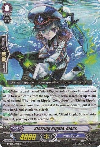 Cardfight!! Vanguard TCG - Starting Ripple Alecs (BT11/042EN) - Seal Dragons Unleashed