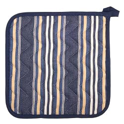 Now Designs Dijon Stripe Denim Pot Holder