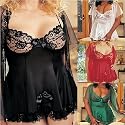 Adorable 3 Pc Baby Doll Peignoir Set in Plus Sizes 1x 2x 3x 4x 5x 6x Black Jade Red White