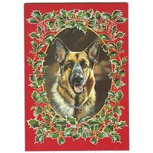 10 pack German Shepherd Christmas Cards