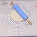 Rolling Pin, YYP Non-Stick Silicone Surface Rolling Pin, Wooden Rolling Pin Handle for Rolling Dough, Baking, Large Size