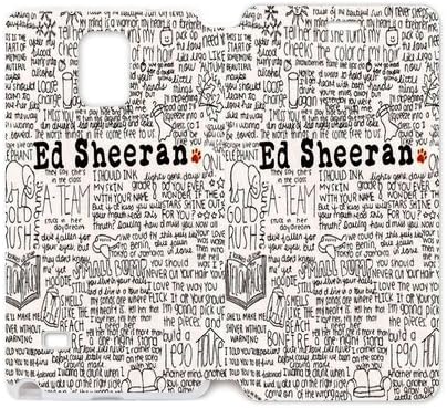 Art Handwritten lyrics Ed Sheeran Custom Cover Case Cover for SamSung Galaxy Note4
