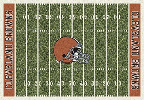 Milliken NFL Team Home Field Cleveland Browns 3'10" x 5'4" Rectangle Rug