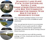 Massive Cash Flow Pack with Generate Extra Cash, Godfather Principles and Biz Networking for Soccer Shoes Web Biz 3 Course + Resource Guide