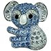 Jewelry : Topaz Blue Koala Animal Pin Brooch