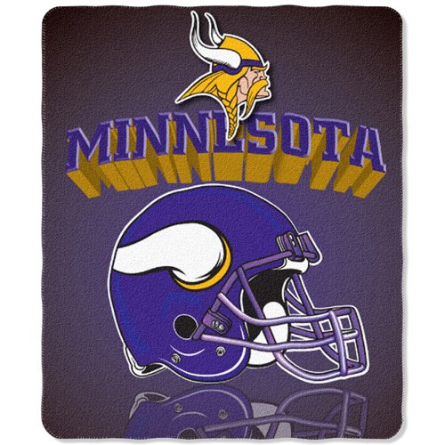 Minnesota Vikings 50x60 Grid Iron Fleece Throw