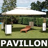 Produkt-Bild: Garten Pavillion Pavillon Mirandela 3x4 Meter wei&szlig;