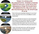The Ultimate Marketing, Godfather Principles and Sales Models for Internet Marketing Manuals Businesses 3 CD Power Pack