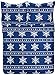 Amazon Brand – Pinzon Lightweight Cotton Flannel Duvet Set - Full/Queen, Snowflake Cadet Blue