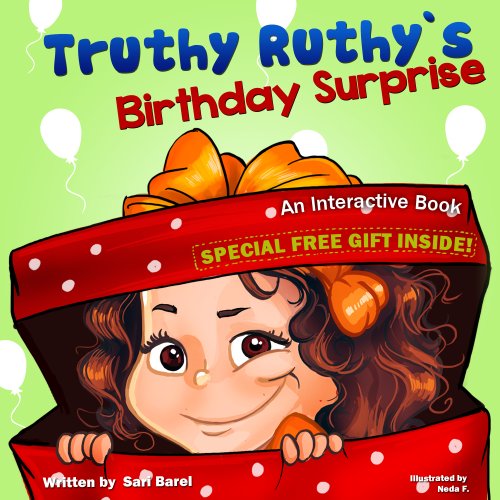 Children's book: Truthy Ruthy's Birthday Surprise: Interactive book  (Truthy Ruthy) (Birthday Surprise) (Children's Books ages 4-8) (Kindle edition image