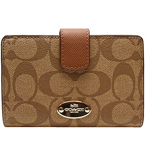 Coach Signature Medium Corner Zip Wallet 53562