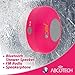 Abco Tech Water Resistant Wireless Bluetooth Shower Speaker with Suction Cup and Hands-Free Speakerphone, Pink