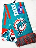 NFL Miami Dolphins Knit NFL official Knit Stripe Jersey Scarf 2011 NEW