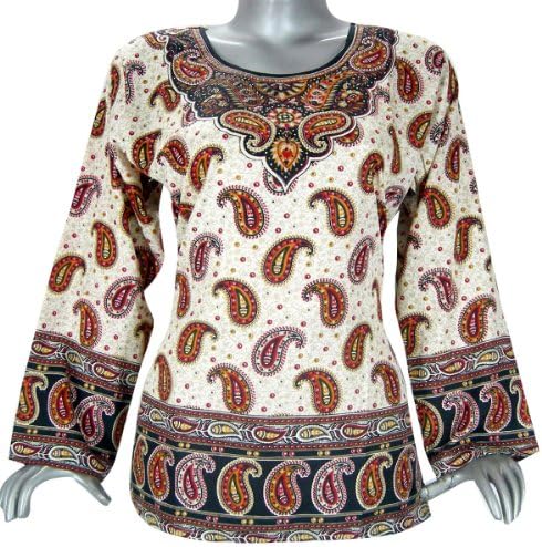 Evening India Clothing Printed Ladies Tunic Tank Top