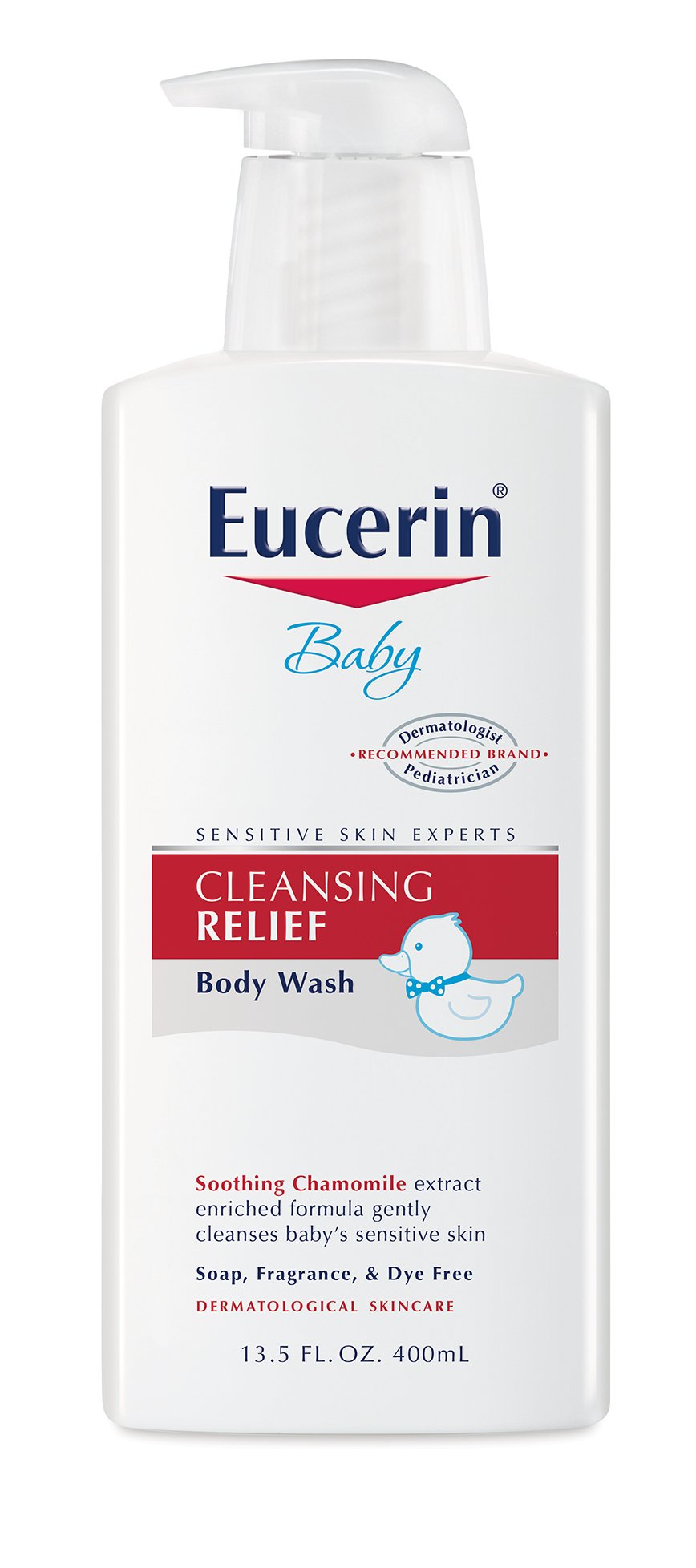 Eucerin Baby Cleansing Relief Body Wash 13.5 Ounce Pack of 1 NEW Free