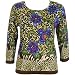 Misses Take Two Clothing Co. Floral Animal Border Top