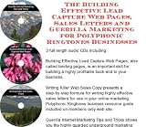 The Guerilla Marketing, Building Effective Lead Capture Web Pages, Sales Letters for Polyphonic Ringtones Businesses