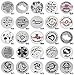 BRCbeads Top Quality Choose 3 Pcs Stainless Steel Floating Charm Plate for 30mm Memory Locket and DIY with Floating Charms