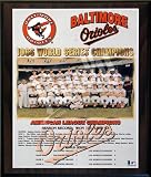 1966 Baltimore Orioles World Series Champions Team 13x16 Plaque