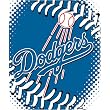 Los Angeles Dodgers MLB Royal Plush Raschel Blanket (Big Stitching Series) (60"x80")