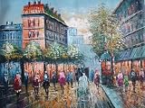 20X24 inch Impressionism Hand-painted Painting Paris Scene 61yeO0hKTQL. SL160 20X24 inch Abstract Hand painted Oil Painting Fall in Love