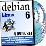 Debian 6, 4-disks DVD Installation and Reference Set, Ed. 2012