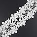 Yontree Floral Venise Lace Applique Sewing Trim Bridal Wedding Applique White 2 yards ¡­