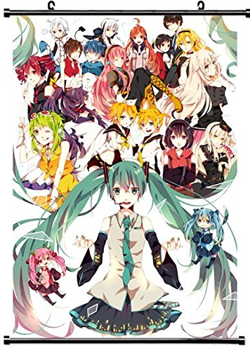 Kaai ??Yuki Kagamine Len Rin Kaito Kamui Gakupo Kasane Teto Meiko Sakura Miku Utatane Piko Utau Vocaloid Yowane Haku Poster Paintings 24x35 Inch